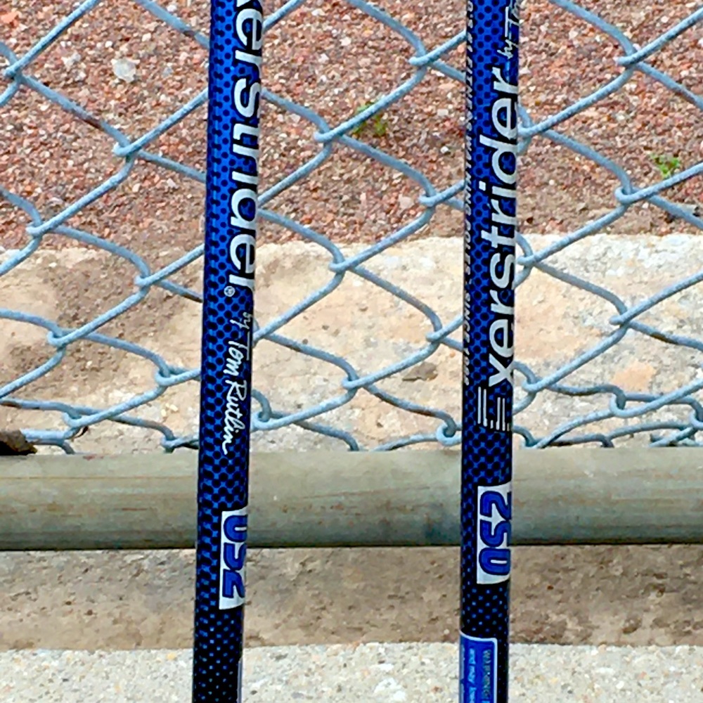 Tom Rutlin’s Exercise-strider telescoping walking /hi king  exposition  sticks
